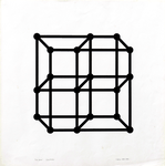 047A Nelva Giorgio - S.A.  71.11 (Struttura assurda), 1969-1971 Italia cartone serigrafia 73/75 50x50 cm.