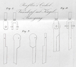 Beschreibung eines neuen Zirkel-Vasenkopfes mit Kugelbewegung, Kunst- und Gewerbeblatt des Polytechnischen Vereins für das Königreich Bayern. 1853, p.690-691, and plate XVI. [Bavarikon]