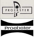 Above: Pröbster postwar trademark. Below: Proebster trademark, application date: Aug 17, 1976; Proprietor: ECOBRA Schreib- und Zeichengeräte GmbH, 90489 Nürnberg, DE [DPMA Register]