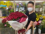 赤薔薇100本　100％の愛