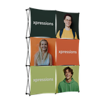 Popup-Messewand mit Textilgrafiken Größe 2x3