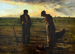 ANGELUS - Oil on canvas - 100x73cm - 2025 (Private collection in Doha, Qatar) CDA