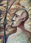 CAÇADOR - Oli sobre llenç - 46x33cm - 2019
