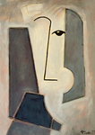 CAP D'HOME II - Oli sobre llenç - 46x33cm - 2019 (Col·lecció privada a Berkeley, USA)