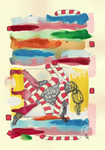 Malerei "Miniatur 56" ( 21 cm x 14,8 cm)