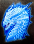 エアブラシアート　ドラゴン