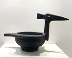 Dominique Pouchain-Grès-COUPE OISO-H:32cm, L:55cm, l:34cm-Galerie d'art Biot-Côte d'Azur- Monaco-Cannes-Valbonne-St Paul de Vence-Antibes