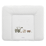 Wickelauflage mit Motiv Little Farm Grün von Träumeland