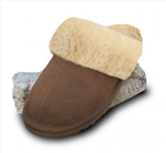 Lammfell Pantoffell Braun Heitmann Felle