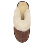 Lammfell Pantoffell Braun Heitmann Felle