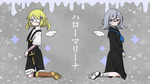 【旧新右心 & 哀夢Φ音】ハローマリーナ【UTAUカバー】　元絵：ぬくぬくにぎりめし様