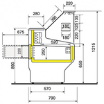 Dimensions pour yzh250M cod