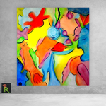 Harlekin I (100 x 110 x 1,8)