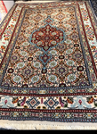 MASHHAD　MUD　wool&silk ポシティサイズ　90ｘ60