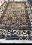 MASHHAD　MUD　wool&silk ポシティサイズ　90ｘ60