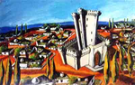 "Turm", Öl auf Pappe, 2004.