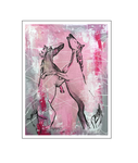 'Horses are beautiful #1' Size: 60x80x2