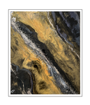 'Touch my black and gold #4'  Size 50x60x3