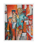 'Lars and Sanne' Size: 80x100x2