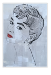 'Second day with Audrey Hepburn' Size: 70x100x3