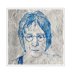 'First day with John Lennon' Size: 50x50x4
