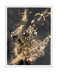 'Touch my black and gold #3'  Size 60x80x4