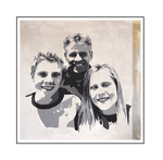 'Tycho and his happy family' Size: 100x100x2