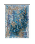 'Touch my blueness #3' Size: 60x80x3