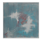 'Touch my blueness #1' Size: 60x60x3