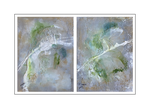 'Rough and sweet green' Size: 80x140x2