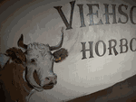 Viehschau Horboden, Eingangsschild