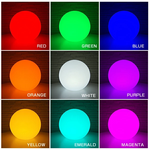 LIGHT BALL：300φ/500φ 充電式 防滴仕様 ﾘﾓｺﾝ操作 16色 ｶﾗｰﾊﾟﾀｰﾝ複数