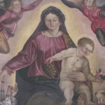après intervention, Vierge à l'Enfant, Saint Martin d'Arc, 2013