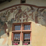 après intervention, façade maison saint christophe, saint Sorlin en Bugey, 2010