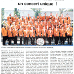 2003 : L'UMCH souhaite un bon anniversaire à l'UNION MUSICALE CENILLAISE qui fête ses 80 ans - cette dernière a invité pour l'occasion l'harmonie de la Police Nationale à venir se produire en l'église de ND de Cenilly