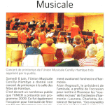 Extrait du Journal "La Manche Libre - édition Coutances" du 13 juin 2009