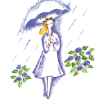 紫陽花のお話ー情熱の日々ーより　挿絵