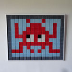 Invader 37 cm x 30 cm (pâte de verre) - Collection privée -