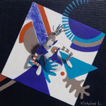 Prémonition- 2021- 20 x 20 cm (Coll.Part.)