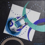 Évaporation 15 x 15 cm - 2022 (Coll.Part.)