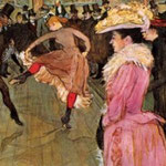 Henri de Toulouse-Lautrec, Ballo al Moulin Rouge, 1889