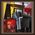 Andrea Weinke, Die anderen Bilder, Weihnachtsmarkt in Wöbbelin, Porzellanbilder, Grabbilder, Geschirr,