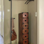 Flur Garderobe aus Rohren Kleiderstange Eck Angolo II