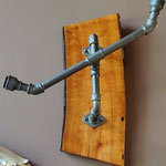 Wasserrohrlampe, Rohlampe Wand