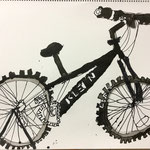 自転車を描く（小学生）