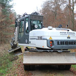 Vertiefung des Grabens