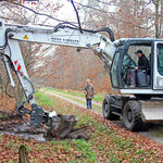 Buddeln an geeigneten Stellen