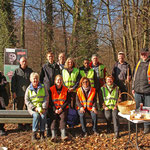 Helfergruppe mit Ausnahme des Fotografen