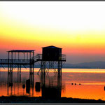 Sunset over Dam