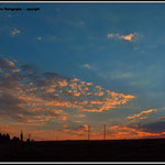 Sunset on Farm